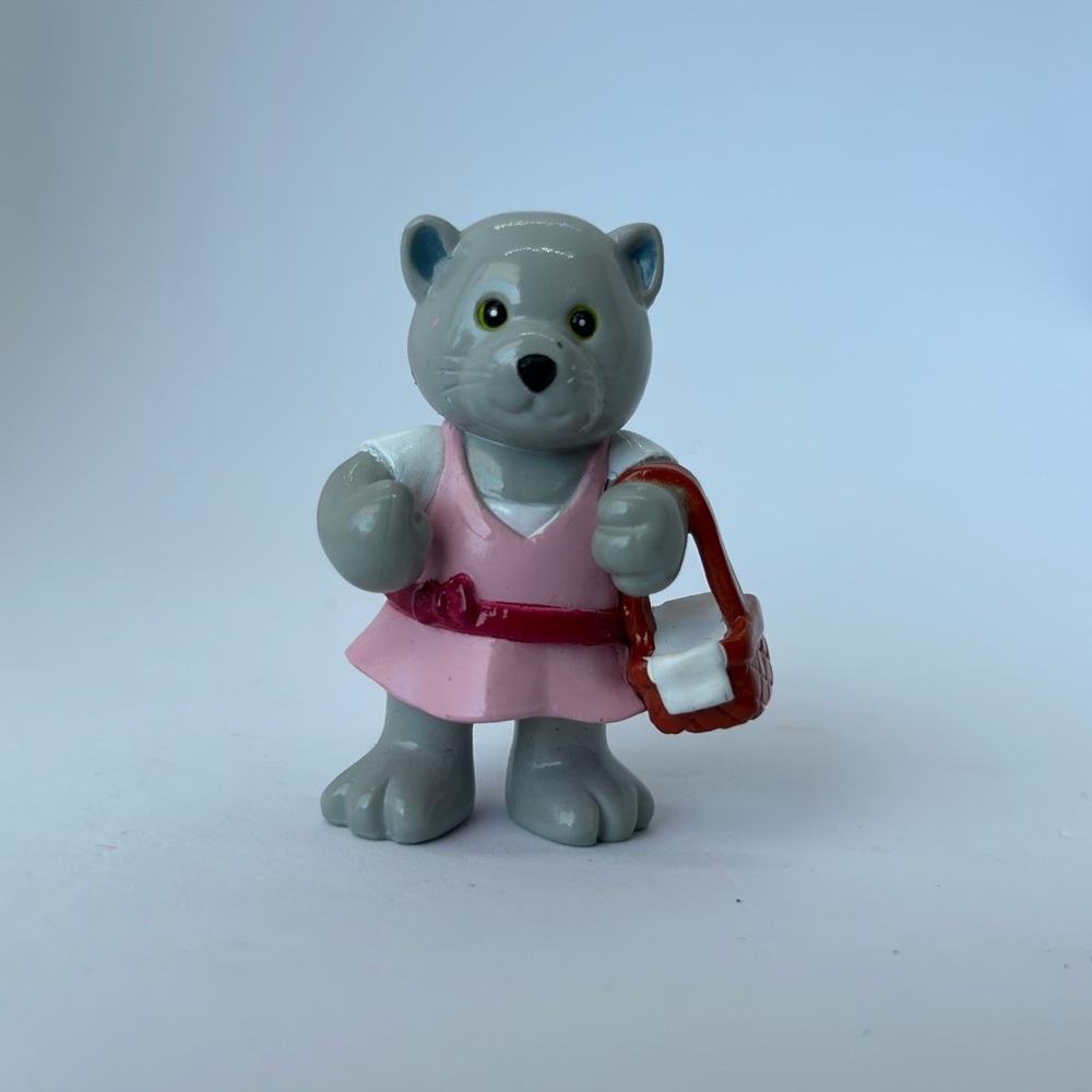 Webkinz Gray Kitty Cat 2” PVC Figure Collectible